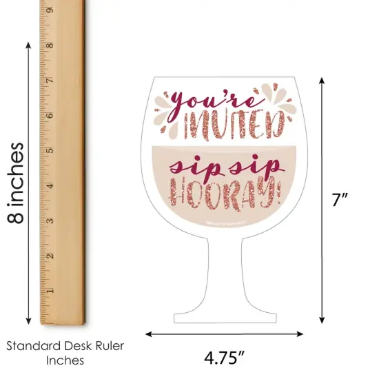 Big Dot of Happiness But First, Wine - Shaped Fill-in Invitations - Wine Tasting Party Invitation Cards with Envelopes - Set of 12 {7}