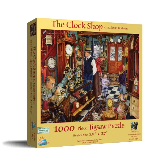 Sunsout The Clock Shop 1000 pc Jigsaw Puzzle 44652 {3}
