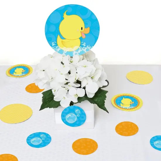 Big Dot of Happiness Ducky Duck - Baby Shower or Birthday Party Giant Circle Confetti - Party Decorations - Large Confetti 27 Count &hellip; {7}