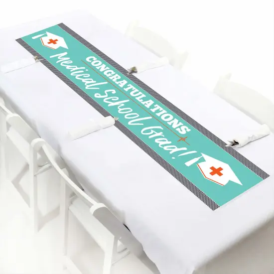 Big Dot of Happiness Medical School Grad - Doctor Graduation Party Decorations Party Banner {7}