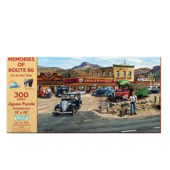 Sunsout Memories of Route 66 300 pc Jigsaw Puzzle 39931 {4}