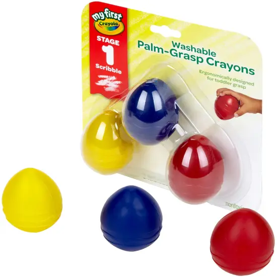 Multipack of 2 - Crayola My First Washable Egg Crayons-3/Pkg {3}