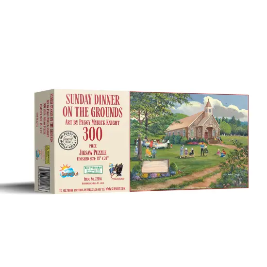 Sunsout Sunday Dinner on the Grounds 300 pc Jigsaw Puzzle 22146 {3}