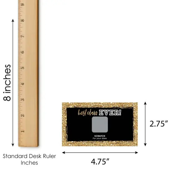 Big Dot of Happiness Reunited - School Class Reunion Party Game Scratch Off Dare Cards - 22 Count {7}