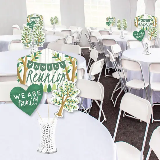 Big Dot of Happiness Family Tree Reunion - Family Gathering Party Centerpiece Sticks - Showstopper Table Toppers - 35 Pieces {3}