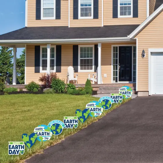 Big Dot of Happiness Happy Earth Day - Lawn Decorations - Outdoor Save the Planet Yard Decorations - 10 Piece {4}