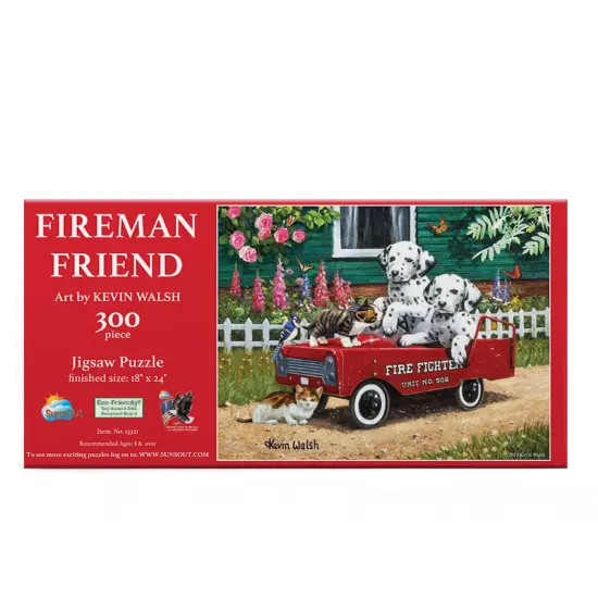 Sunsout Fireman Friends 300 pc Jigsaw Puzzle 13321 {4}