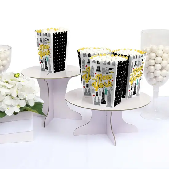 Big Dot of Happiness NYC Cityscape - New York City Party Favor Popcorn Treat Boxes - Set of 12 {4}