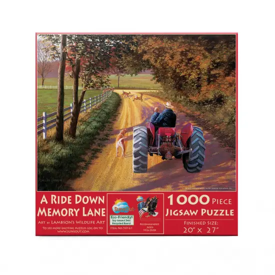 Sunsout A Ride Down Memory Lane 1000 pc Jigsaw Puzzle 50161 {4}