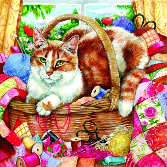 Sunsout A Perfect Spot 500 pc Jigsaw Puzzle 36472 {1}