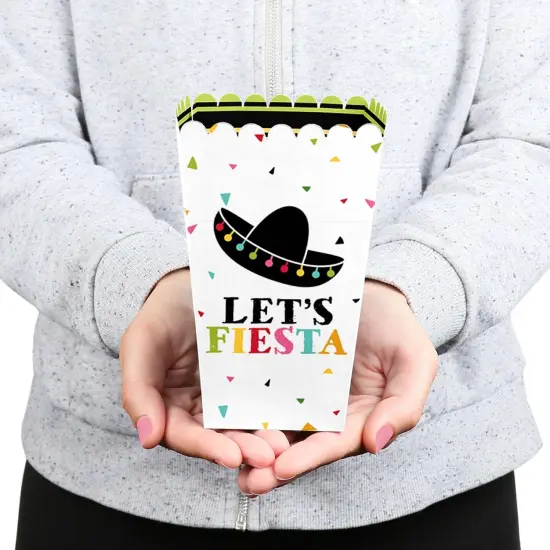 Big Dot of Happiness Let's Fiesta - Fiesta Party Favor Popcorn Treat Boxes - Set of 12 {6}