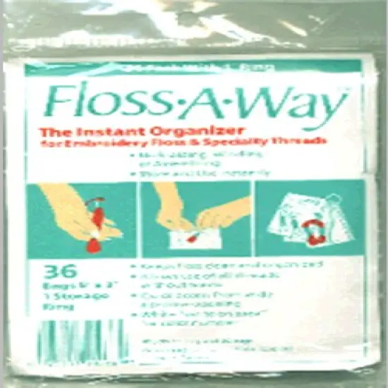 Action Bag Floss-A-Way Organizer-3"X5" 36/Pkg {1}