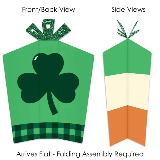 Big Dot of Happiness St. Patrick's Day - Table Decorations - Saint Paddy's Day Party Fold and Flare Centerpieces - 10 Count {3}