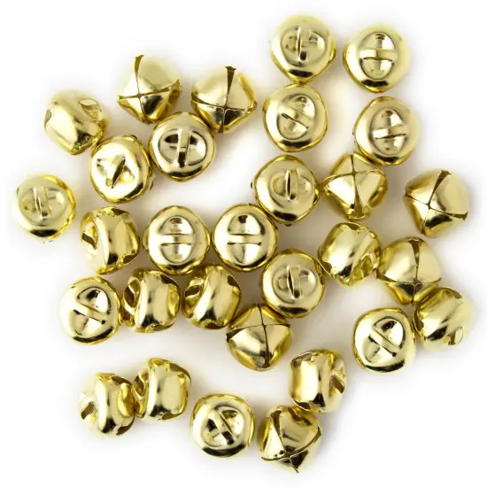 CousinDIY Jingle Bells 30/Pkg-.75" Gold {4}