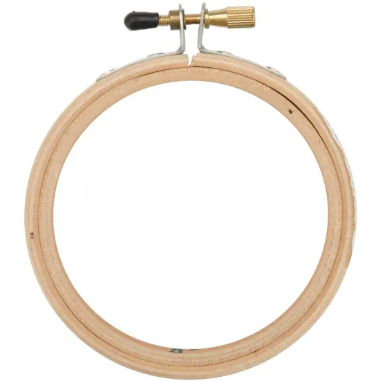Frank A. Edmunds Wood Embroidery Hoop W/Round Edges 3"-Natural {1}
