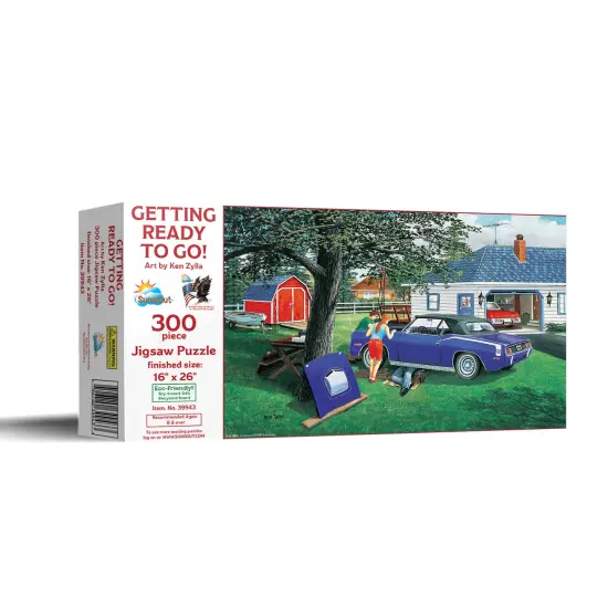 Sunsout Getting Ready to Go 300 pc Jigsaw Puzzle 39943 {3}