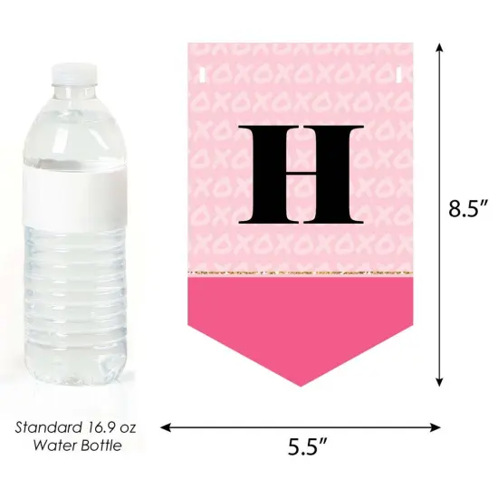 Big Dot of Happiness Be My Galentine - Galentine's and Valentine's Day Party Bunting Banner - Party Decorations - Happy Galentine's Day {4}