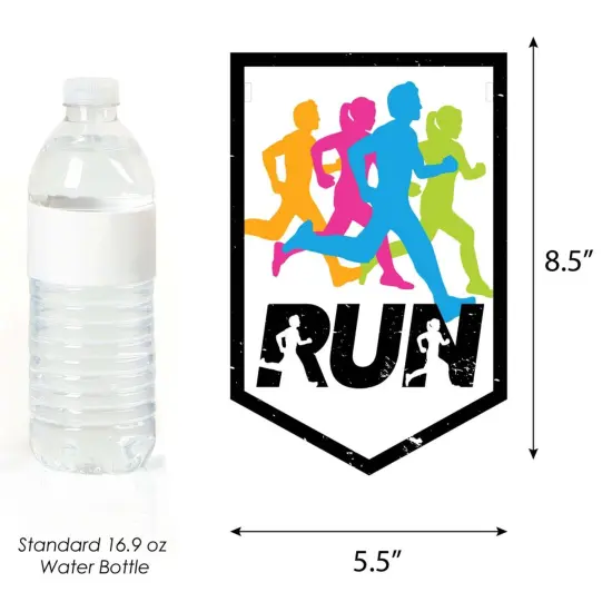 Big Dot of Happiness Set the Pace - Running - Track, Cross Country or Marathon Party Bunting Banner - Party Decorations - Find Your Happy Pace {3}