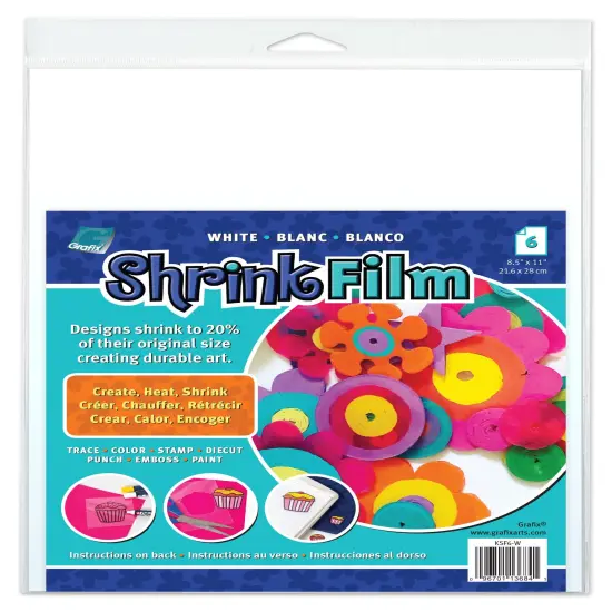 Grafix Shrink Film 8.5"X11" 6/Pkg {2}