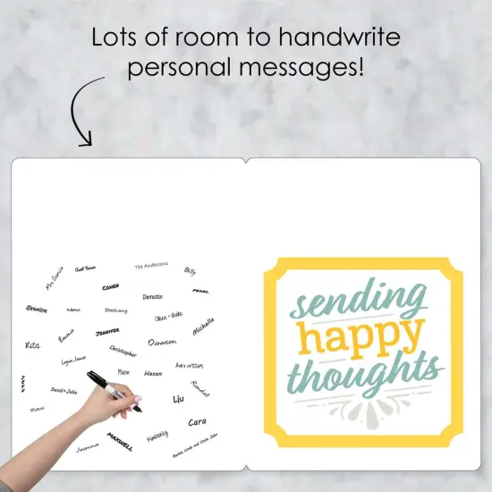 Big Dot of Happiness Thinking of You - Just Because Giant Greeting Card - Big Shaped Jumborific Card {4}