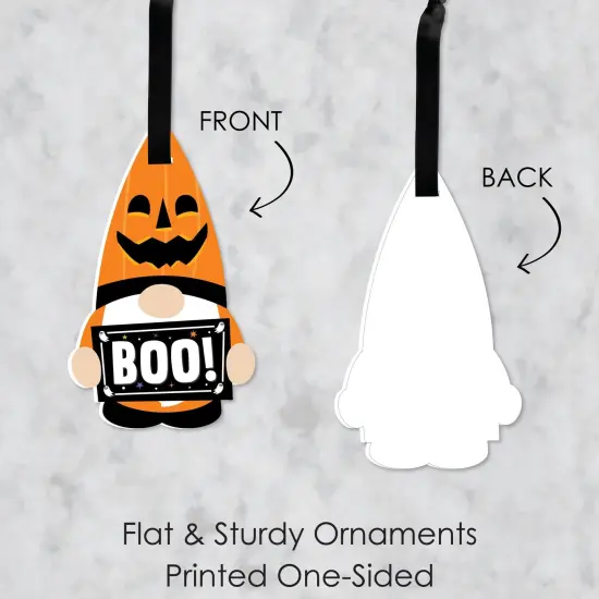 Big Dot of Happiness Halloween Gnomes - Spooky Fall Decorations - Tree Ornaments - Set of 12 {7}