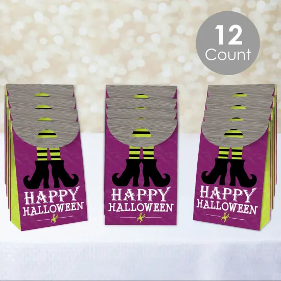 Big Dot of Happiness Happy Halloween - Witch Gift Favor Bags - Party Goodie Boxes - Set of 12 {3}
