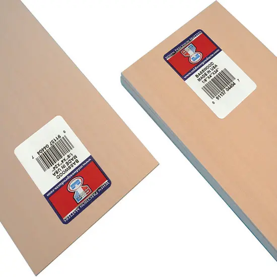 Midwest Products Basswood Sheet 24"-1/8"X4" {3}