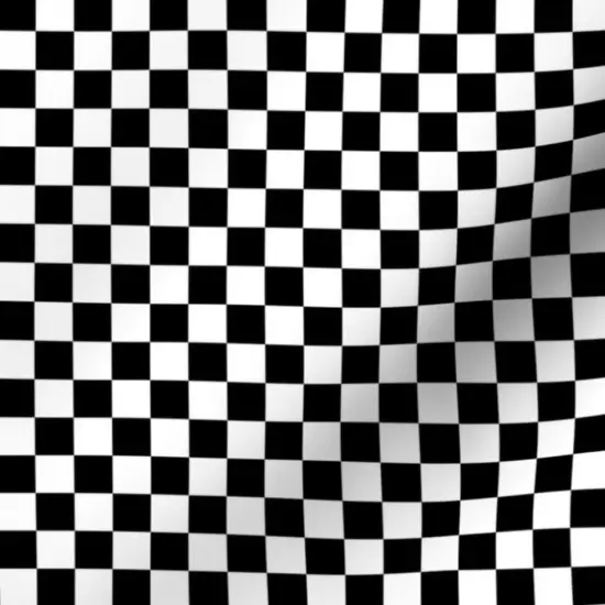 Various Fabrics by the Yard or Fat Quarter Checkered Checks Black White Squares Checkerboard Tiny Retro Custom Printed Fabric by Spoonflower {7}