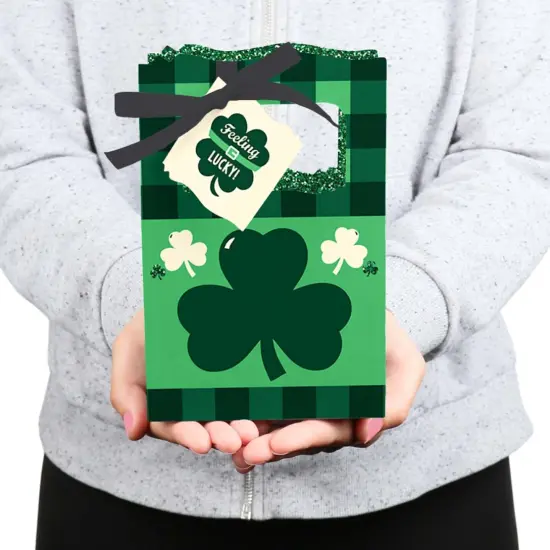 Big Dot of Happiness St. Patrick's Day - Saint Paddy's Day Party Favor Boxes - Set of 12 {6}