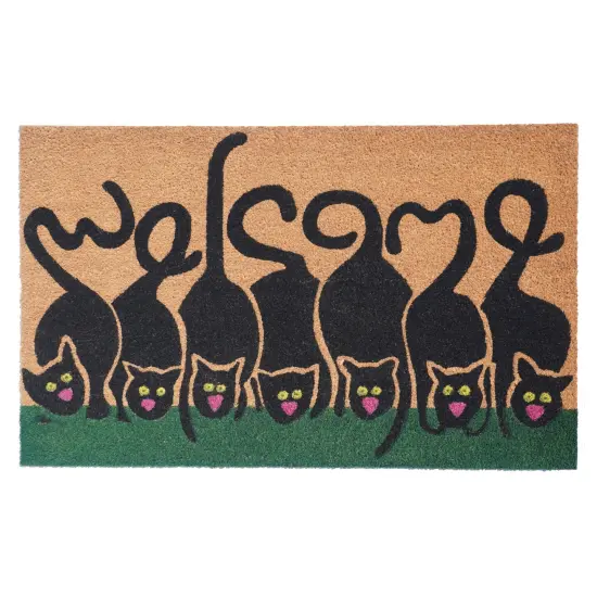 Cats Welcome Doormat {1}