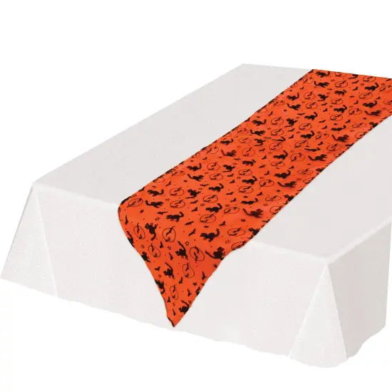 Beistle - Halloween Fabric Table Runner - 12" x 6' - 12 Pack {1}