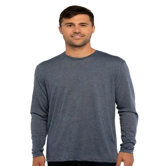 Next Level&reg; Triblend Crew Neck Long Sleeve T-Shirt Premium Heather {7}