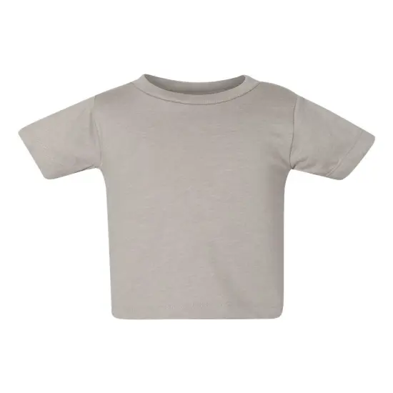 BELLA + CANVAS&reg; Infant Jersey Tee Crewneck Short Sleeve T-Shirt Heather Stone {1}
