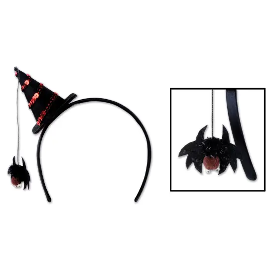 Beistle - Spider Witch Hat Headband - 12 Pack {1}