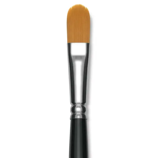 Utrecht Synthetic Sablette Brush - Long Handle, Filbert, Size 14 {1}
