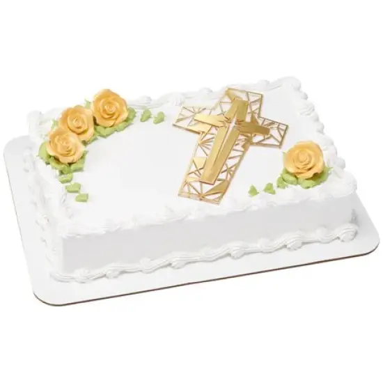Religious Stained Glass Cross Set Cake Kit {4}