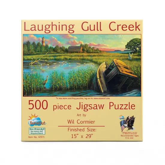 Sunsout Laughing Gull Creek 500 pc Jigsaw Puzzle 42971 {4}