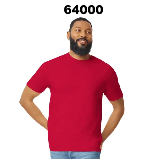 Gildan&reg; Softstyle Crewneck Short Sleeve T-Shirt Galapagos Blue {4}