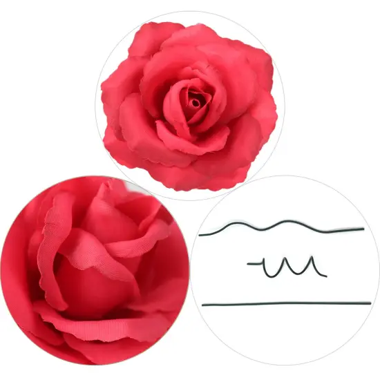 100-Pack: Beauty Rose Picks, 8" Stems, 3" Wide by Floral Home&reg; {3}