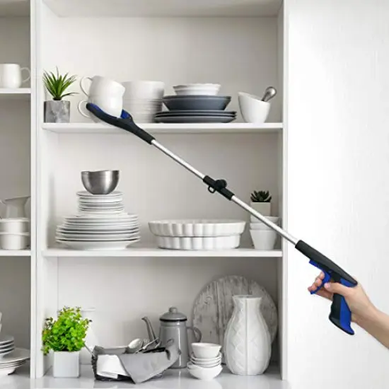 34 Inch Extra Long Reacher Grabber - Foldable Gripper and Reaching Tool with Rotating Jaw {6}