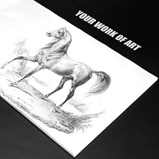 9&rdquo;x12&rdquo; Artist&rsquo;s Tracing Paper Pad, 75 Sheets &ndash; Translucent Tracing Paper for Pencil, Marker and Ink - Trace Images, Sketch, Preliminary Drawing, Overlays 32 LB / 50 GSM {2}