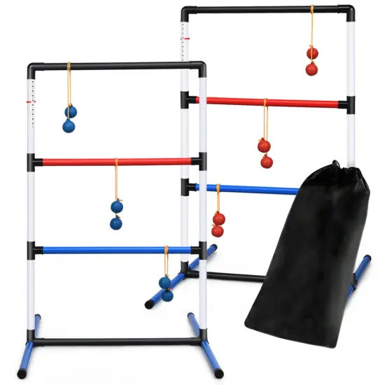 Ladder Ball Toss Game Bolas Score Tracker Carrying Bag {2}