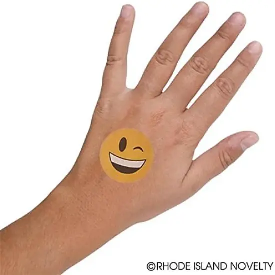 Rhode Island Novelty 2" Emoticon Tattoos {2}