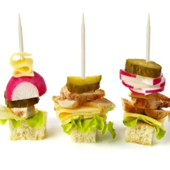 Bamboo Wooden Toothpicks |1000-Piece Large Wood Round Toothpicks in Clear Plastic Storage Box | Sturdy Safe Double Sided Party, Appetizer, Olive, Barbecue, Fruit, Teeth Cleaning Toothpicks. {2}