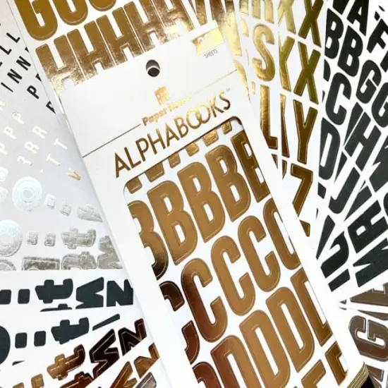 Alphabet Stickers - Alphabooks Classic Block {4}
