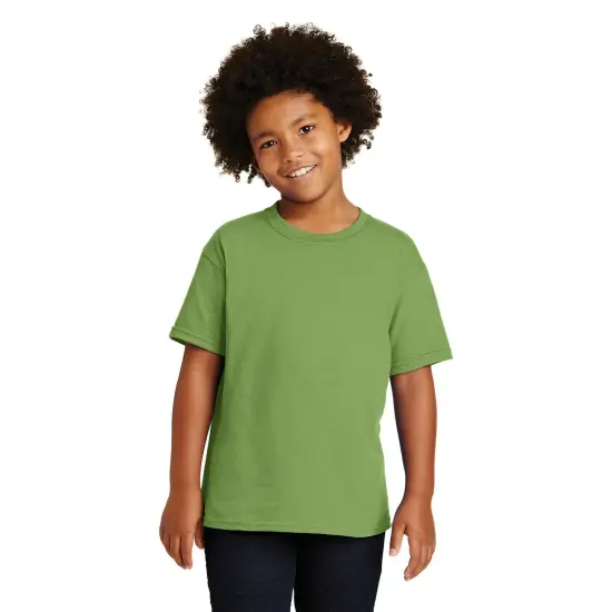 RADYAN&reg; Youth Crew Neck Short Sleeve T-Shirt Kiwi {1}