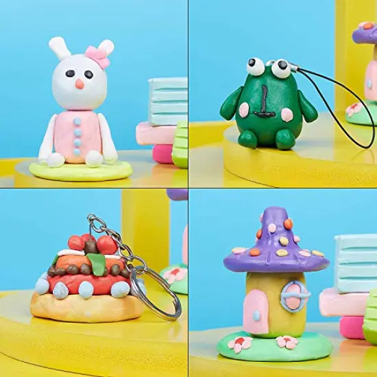 88 Colors Polymer Clay , Modeling Clay for Kids DIY Starter Kits, Oven Baked Model Clay with Sculpting Tools, Non-Toxic, Non-Sticky, Ideal Gift for Children and Artists {3}