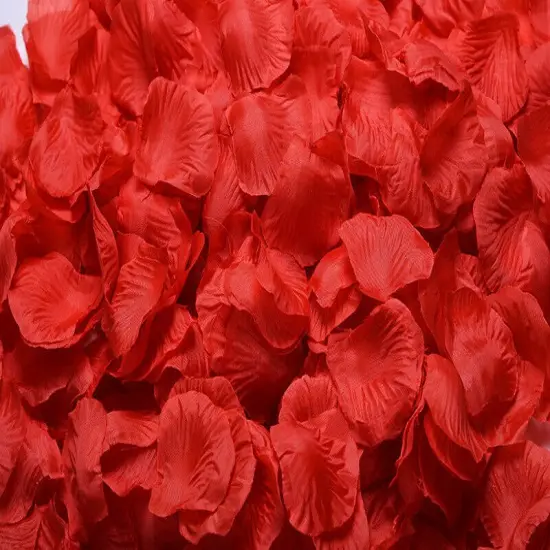 Kitcheniva Multicolor Silk Rose Petals DIY Craft & Party Decor 1000 Pcs Red {1}