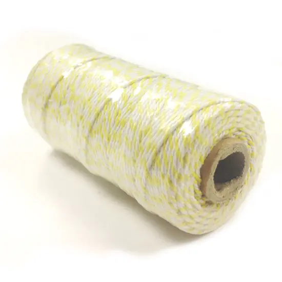 Wrapables Cotton Baker's Twine 12ply 110 Yard, Yellow {2}