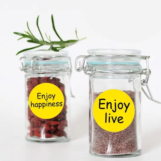 Kitcheniva 2 Rolls Thermal Labels Color Coding Stickers Green {3}